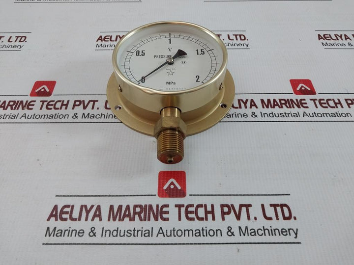 B S Pressure Gauge 0-2 Mpa Daito Keiki Seisakusho