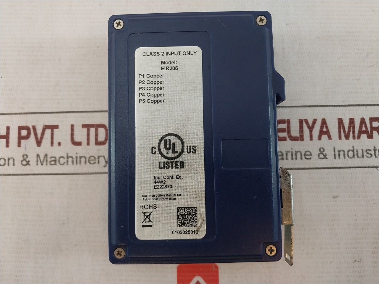 B&B Eir205 Unmanaged Industrial Ethernet Switch 10-48Vdc At 5.8W Max E222870