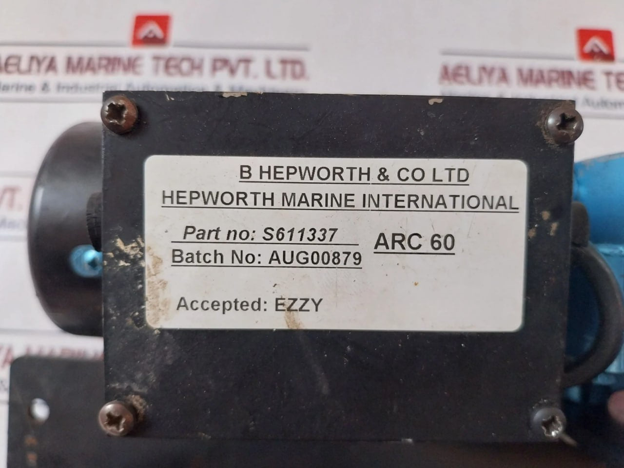 B Hepworth 10162260Vf Wiper Motor S611337 80Nm 220Vac 10M Cable