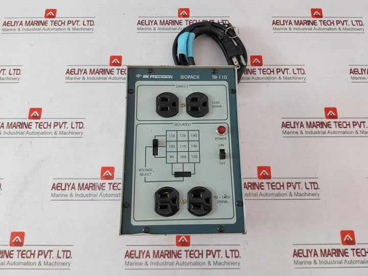 B&K Precision Tr-110 Isolation Transformer 120Vac 60Hz 860Va 500Va El15