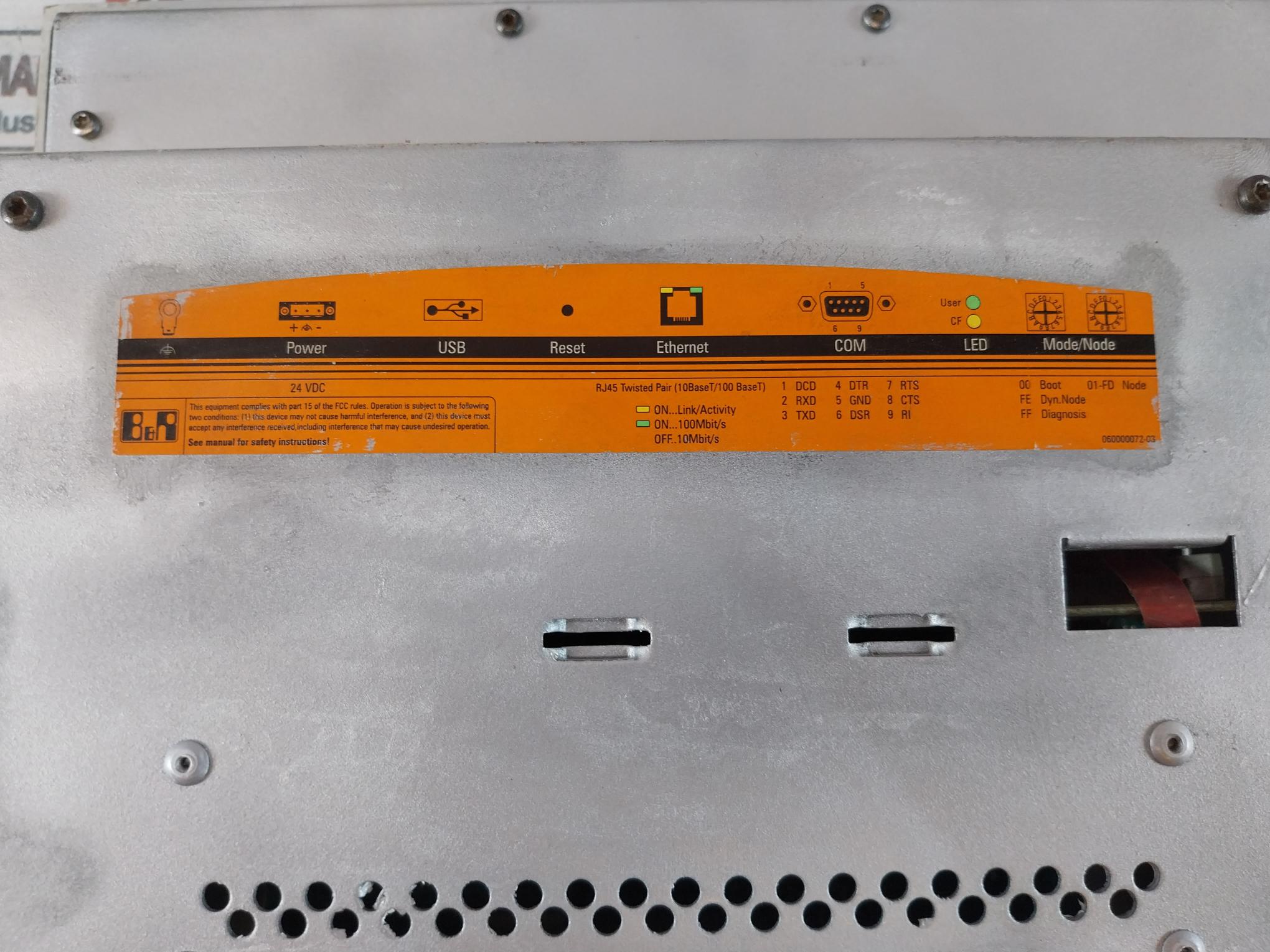 B & R 4Pp250.1043-k01 Plc Power Panel 24Vdc 58850169039