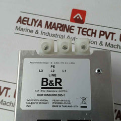 B&R 8B0F0550H000.000-1 Power Supply Module 3X520/300V 50/60Hz E225616