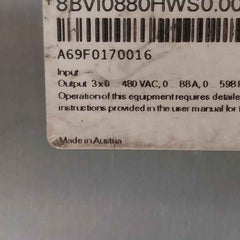 B&amp;R 8Bvi0880Hws0.004-1 Acopos Multi Inverter Module Rev L0 A69F0170016