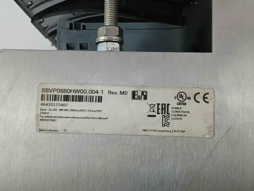B&R 8Bvp0880Hw00.004-1 Acopos Multi Power Supply Module 3X220-480Vac