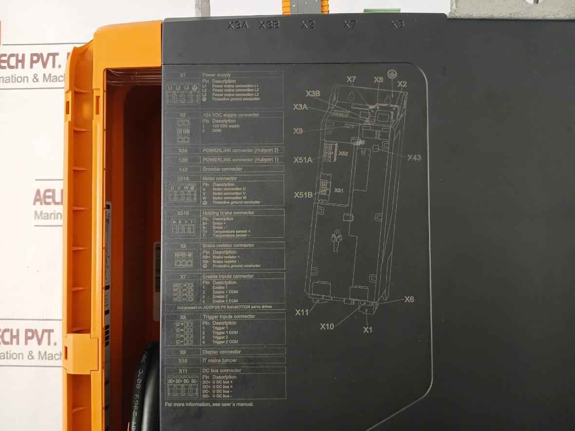 B&R 8Exa300.0010-00 Acopos P3 Servo Drive 8Ei024Hws10.0200-1 Ip20 Rev D0