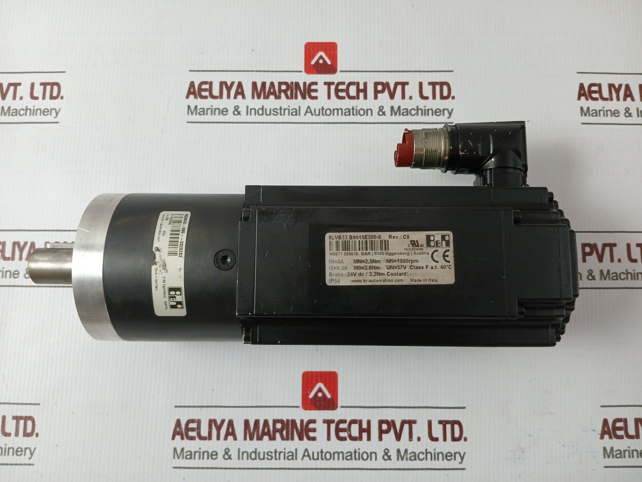 B&R 8Lva33.B9015E300-0 Synchronous Servo Motor 1500Rpm 24Vdc Rev.A0 Ip54