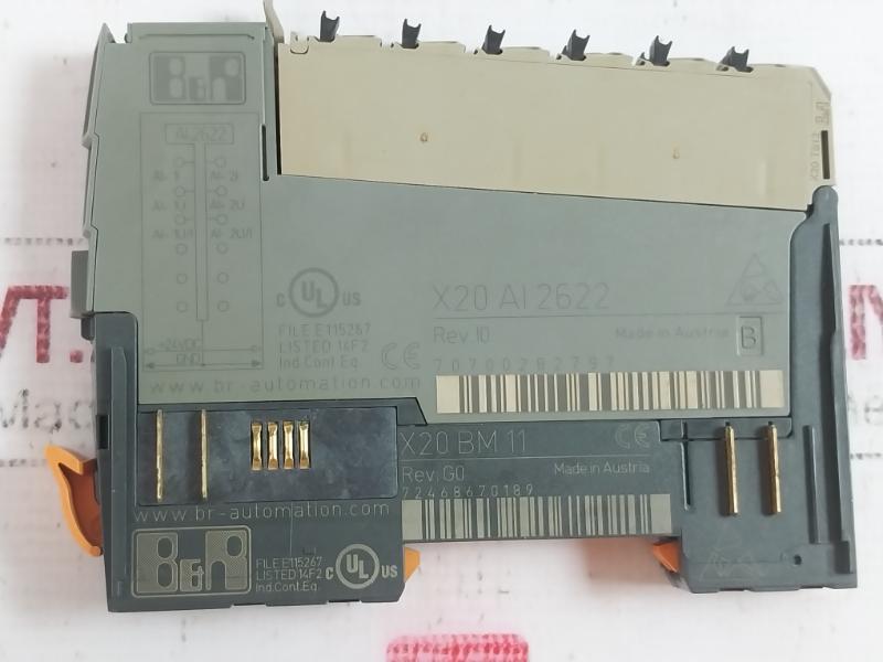 B&R X20 Ai 2622 Analog Input/Output Module 70700282797 72468670189