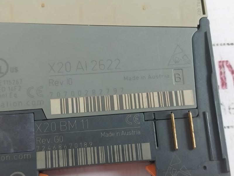 B&R X20 Ai 2622 Analog Input/Output Module 70700282797 72468670189