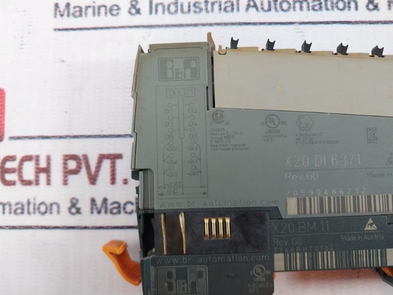 B&R X20 Di 6371 Plc Digital Input Card 24Vdc 70590486212