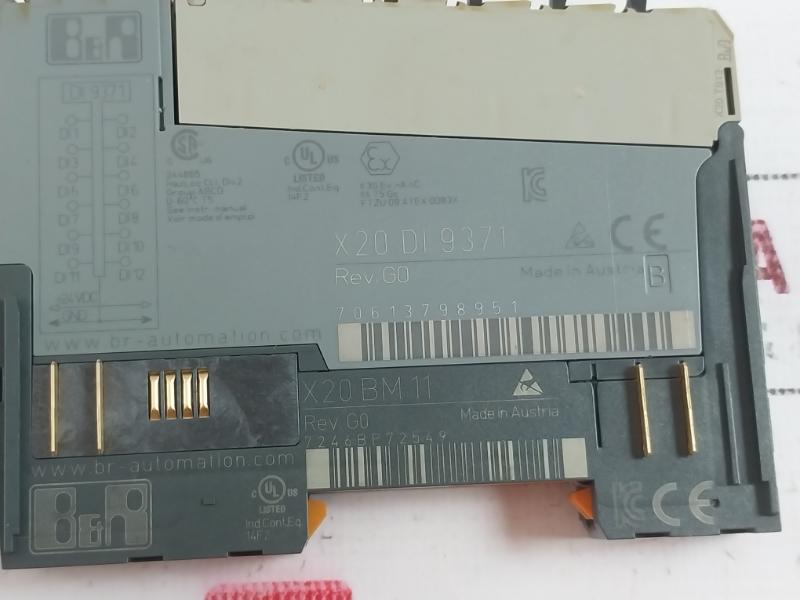 B&R X20 Di 9371 Digital Input Module Rev G0 70613798951