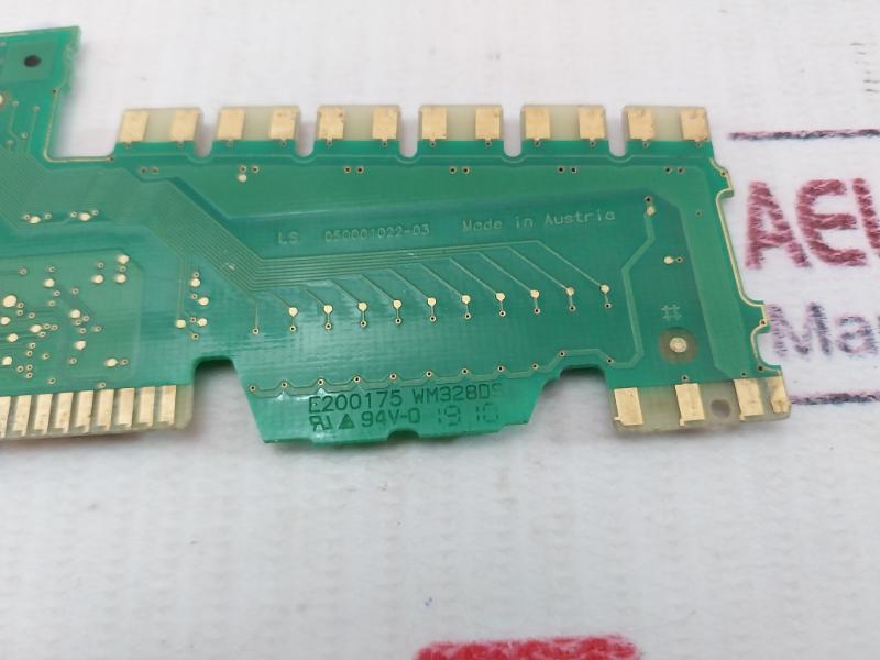 B&R X20Di Pcb Card 050001022-03 E200175