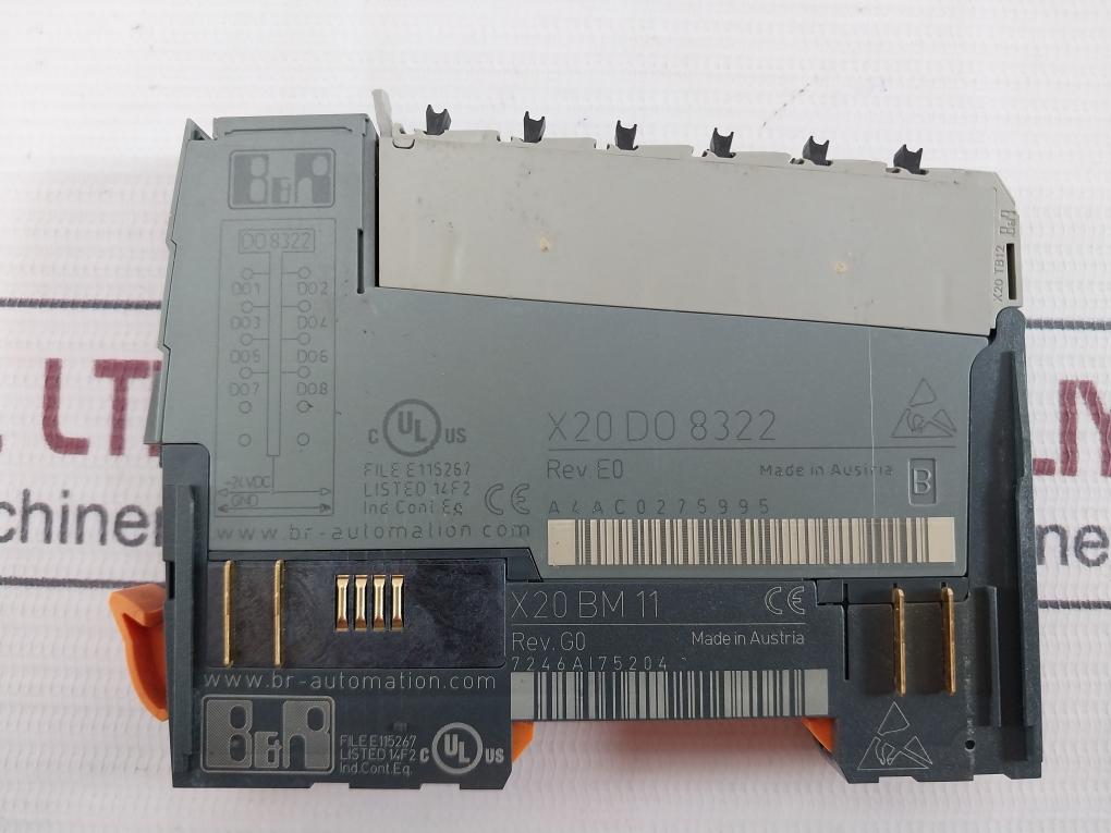 B&R X20 Do 8322 Digital Output Module Rev E0 +24 Vdc