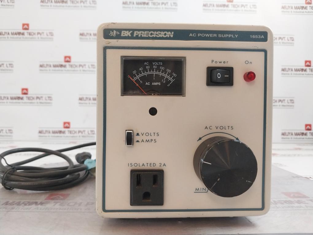 B&K Precision 1653A Isolated Variable Ac Power Supply 120V 50/60Hz