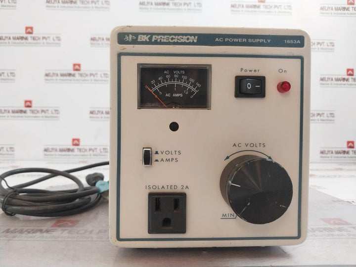 B&K Precision 1653A Isolated Variable Ac Power Supply 120V 50/60Hz