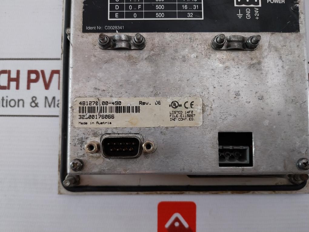 B&R 4B1270.00-490 Panelware Rev.D0 E115267 C0028341