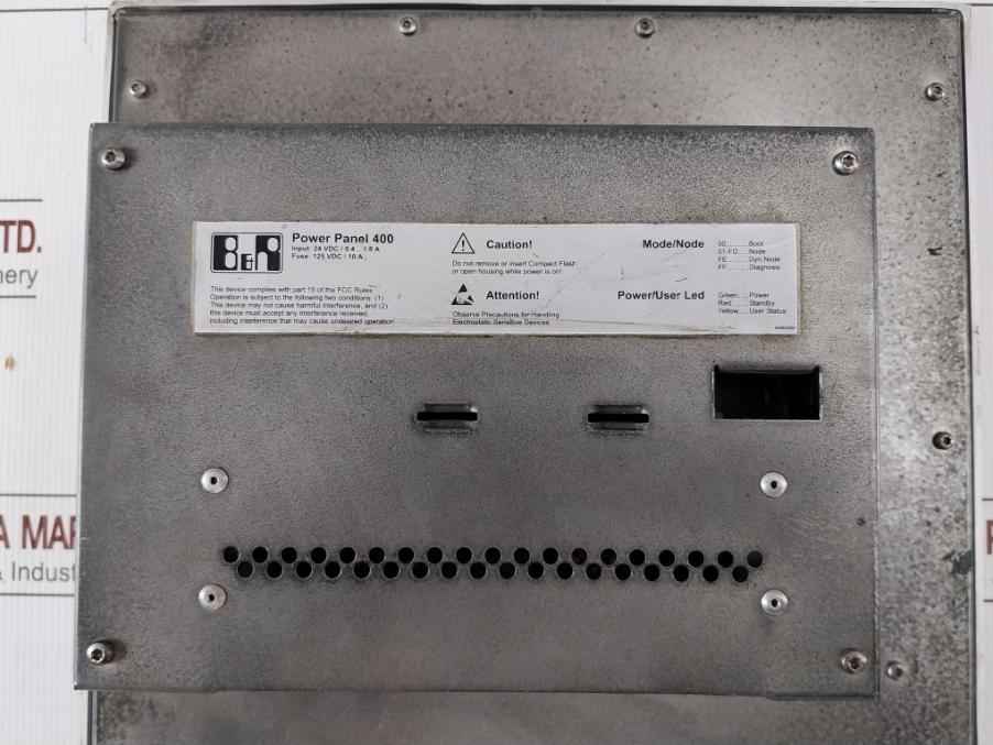 B&R 4Pp450.1043-k01 Panel 400 Display Control Panel Rev D0 24 Vdc (Not Working)
