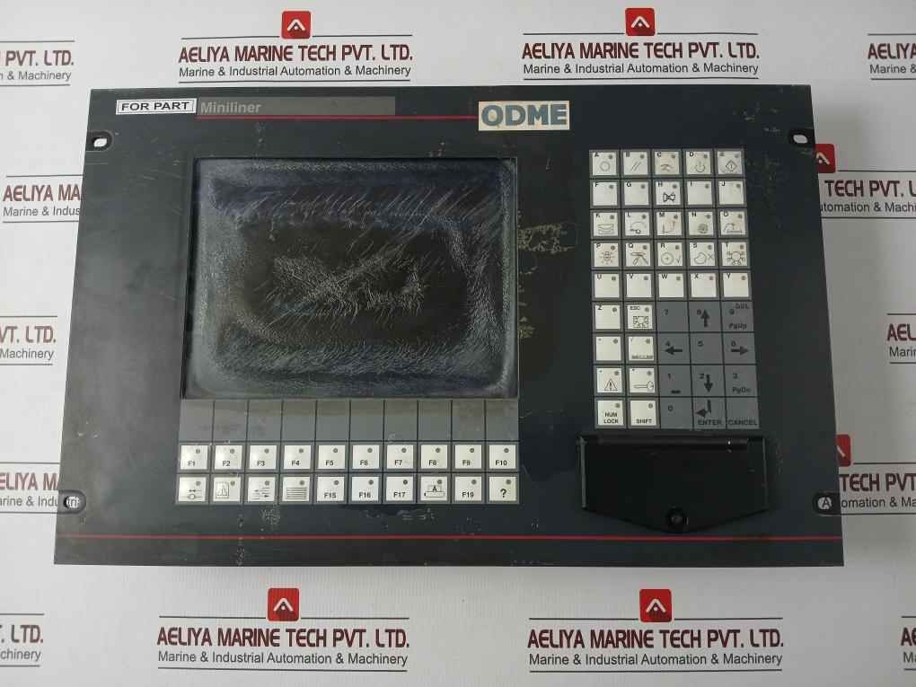 B&amp;R 5D5500.31 Miniliner Hmi Operator Display Panel Odme Rev.E5 (Not Working)