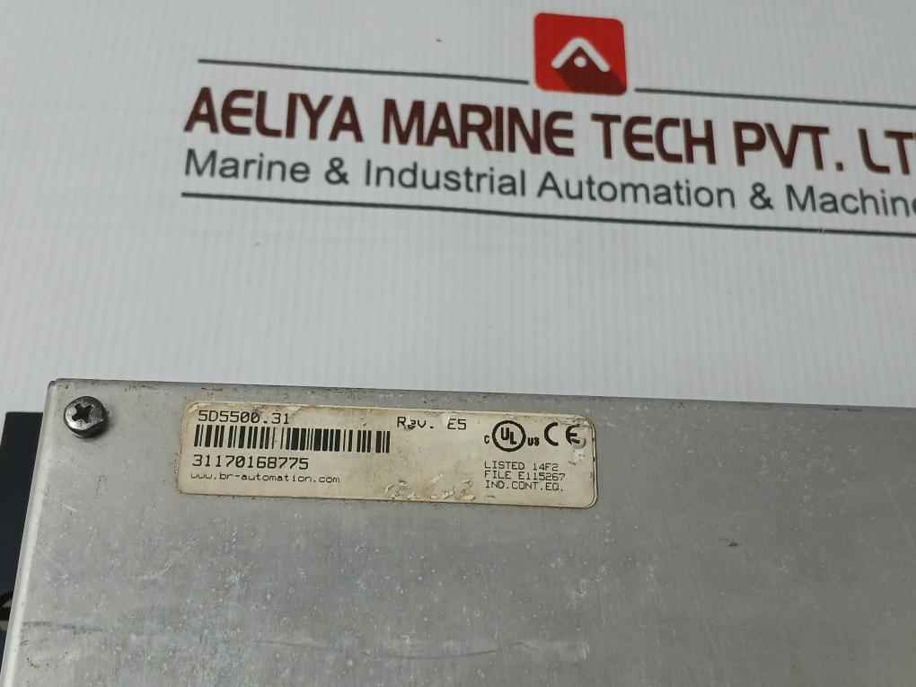 B&amp;R 5D5500.31 Miniliner Hmi Operator Display Panel Odme Rev.E5 (Not Working)