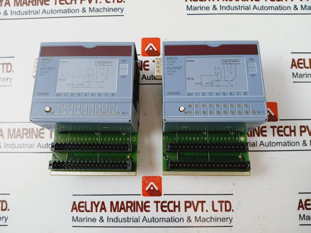 B&R 7Dm465.7 Digital Mixed Module Dm465 24Vdc W/ Pcb Cs0144100520-06 Rev.M0/Mo