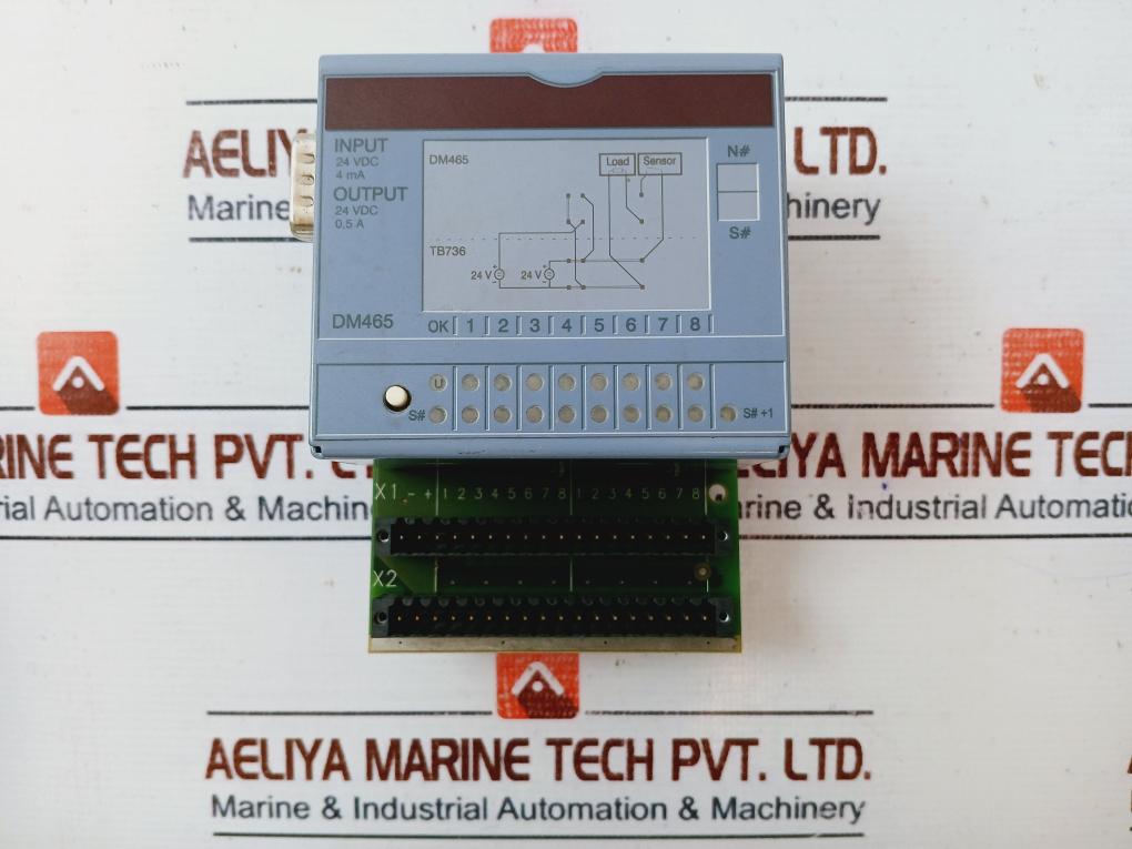 B&R 7Dm465.7 Digital Mixed Module Dm465 24Vdc W/ Pcb Cs0144100520-06 Rev.M0/Mo