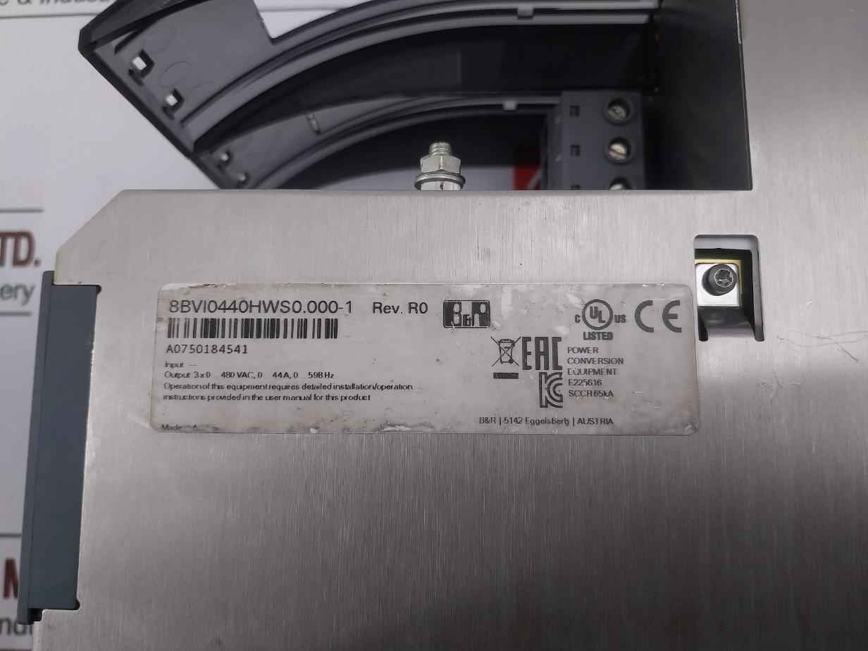 B&R 8Bvi0440Hws0.000-1 Acopos Multi Inverter Module I0440S 3X0-480Vac E225616