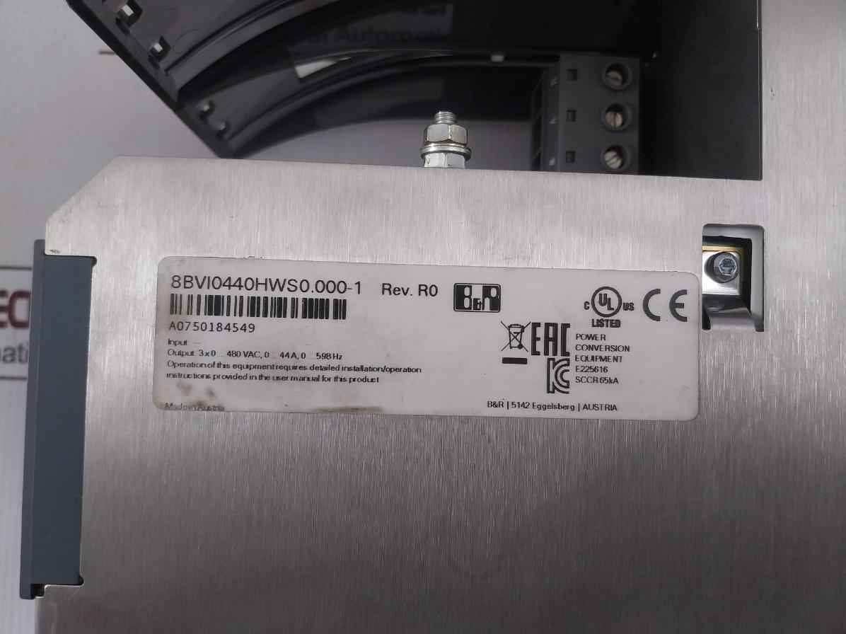 B&R 8Bvi0440Hws0.000-1 Acopos Multi Inverter Module I0440S 3X0-480Vac E225616