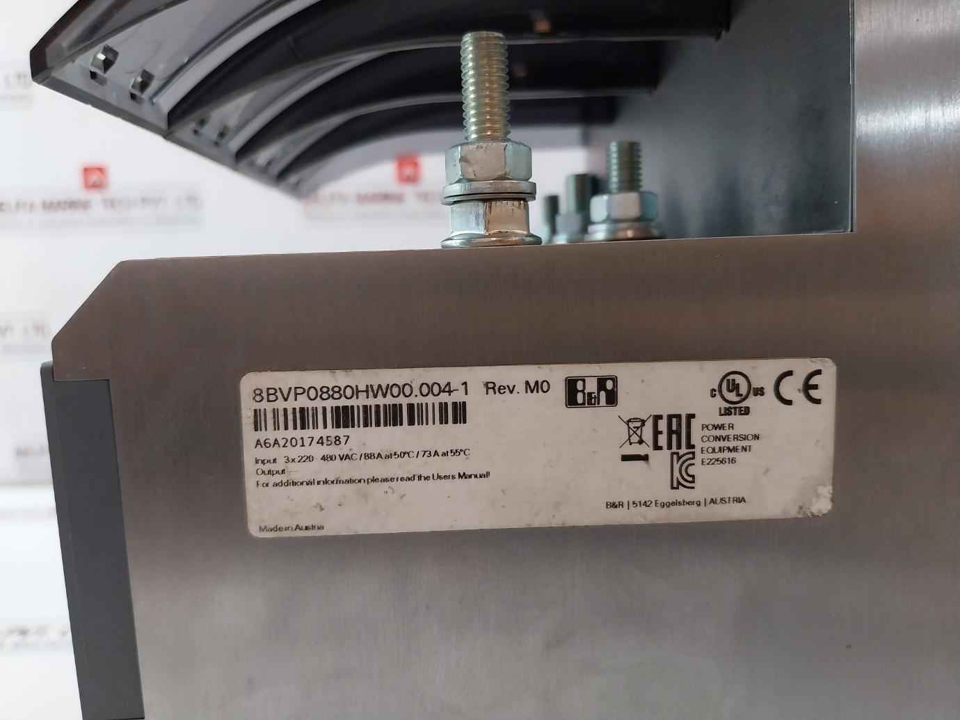 B&R 8Bvp0880Hw00.004-1 Acopos Multi Power Supply Module 3X220-480Vac 12Nm