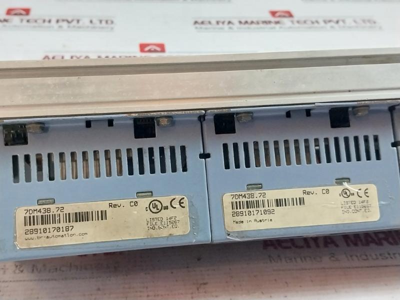 B&R Automation Dm438 Digital I/O Module 7Dm438.72, 7Bp704.0 Rev: C0 24Vdc 0.5A