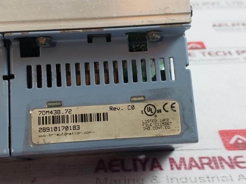 B&R Automation Dm438 Digital I/O Module 7Dm438.72, 7Bp704.0 Rev: C0 24Vdc 0.5A