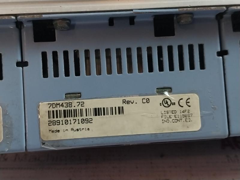 B&R Automation Dm438 Digital I/O Module 7Dm438.72, 7Bp704.0 Rev: C0 24Vdc 0.5A