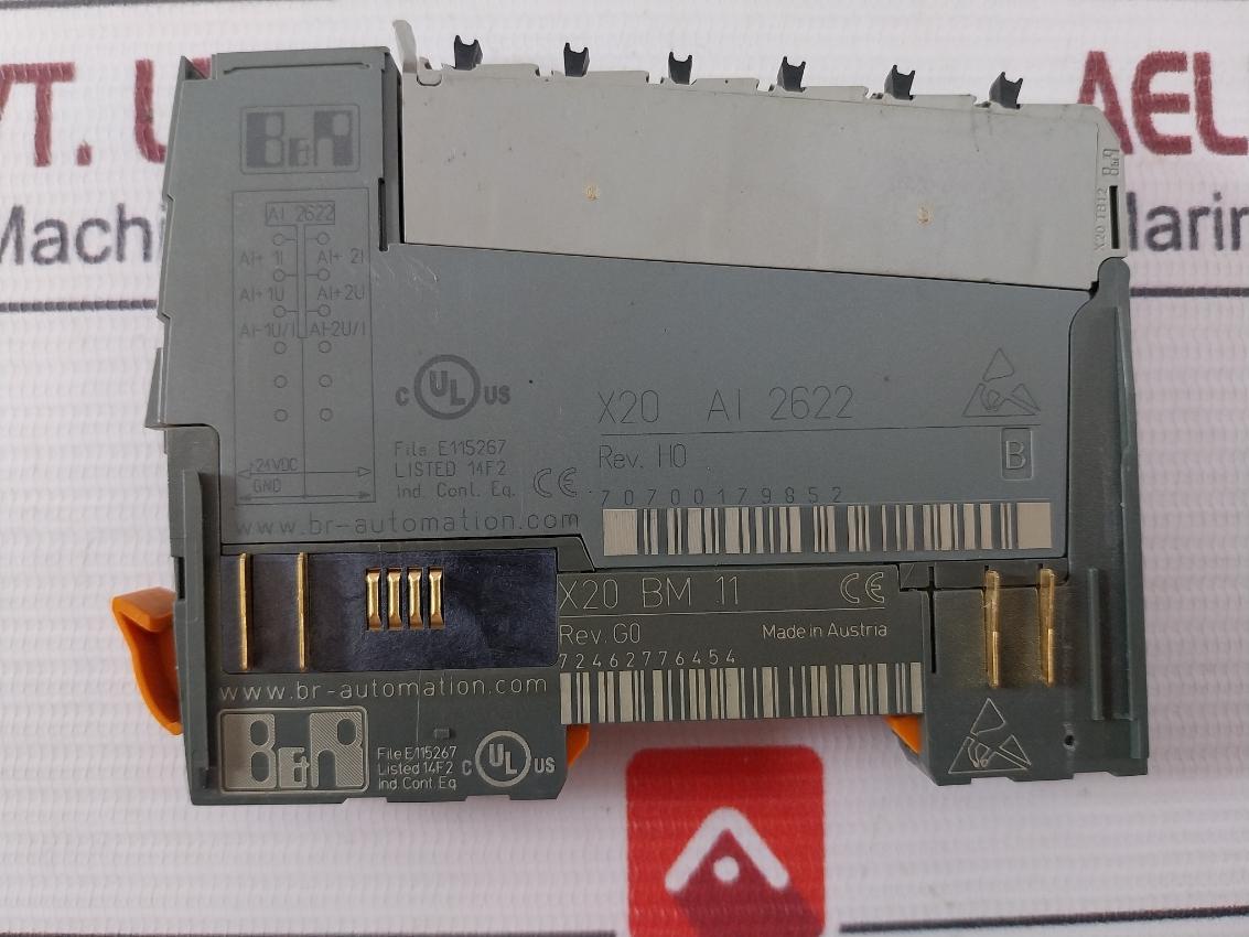 B&R X20 Ai 2622 Analog Output Module 24Vdc Rev Go