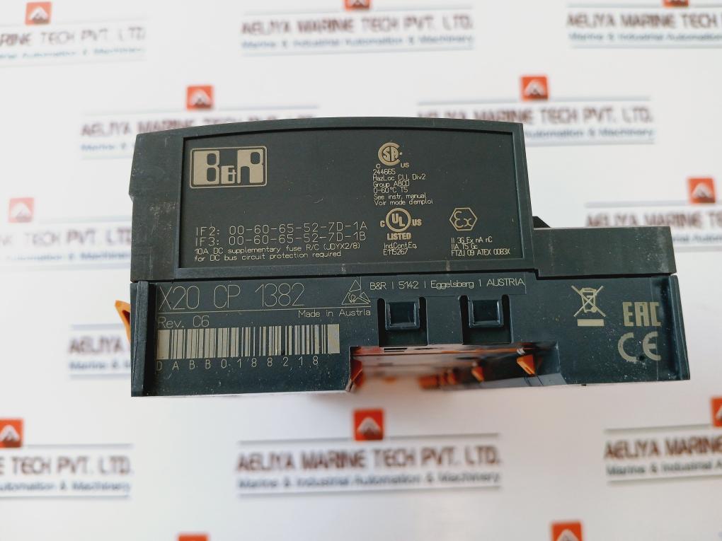 B&R X20 If 1030, X20 Cp 1382, X20 Cs 1030, X20 Dm 9324, X20 Ai 2622, X20 Ao 4622