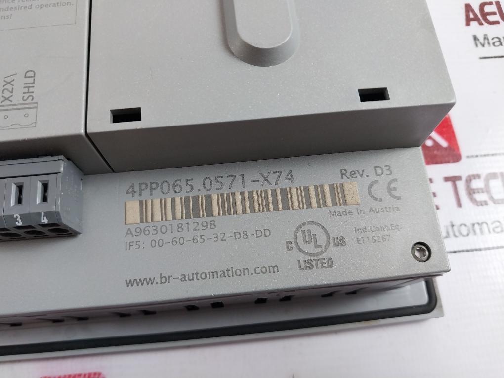 B&r Automation 4pp065.0571-x74 Pp65 Module, Rev. D3 Touch Screen Display