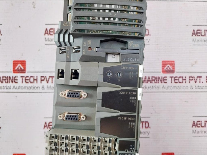 B&R X20CP3585,X20AC0SR1,X20IF1082-2,X20IF1030,X20DI9371,X20AI4622,X20AO2622 Rack