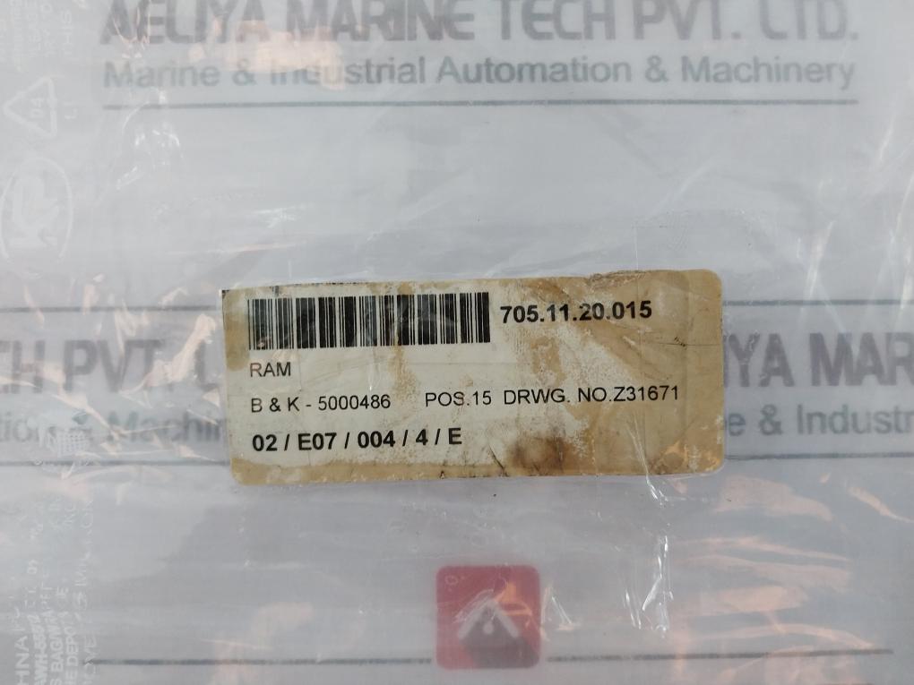 B&k Z31671 Plunger Part Ram 5000486 Pos.15 705.11.20.015