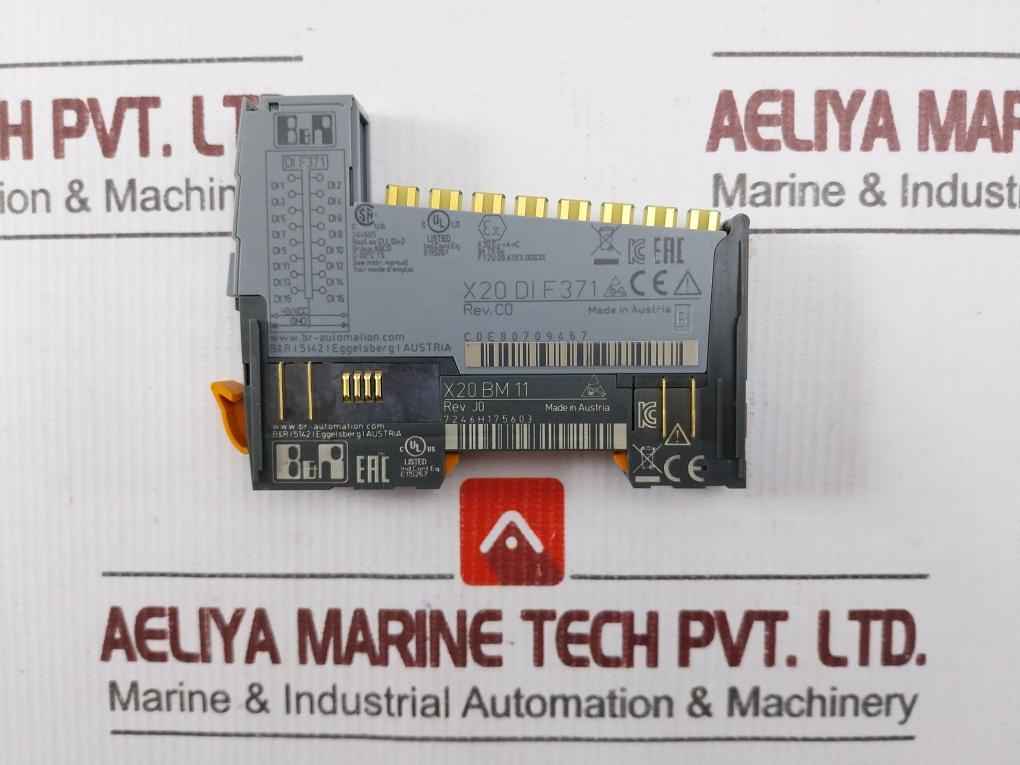 B&r-automation X20 Di F371 Digital Input Module Rev.c0 0-60c T5 24vdc