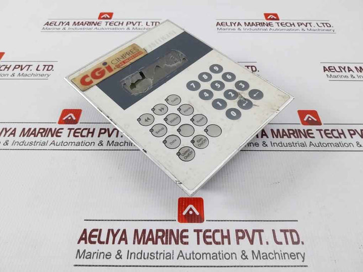 B&r 4b1250.00-490 Panelware Compact Hmi Numeric Keypad Rev-c0 (not Working)