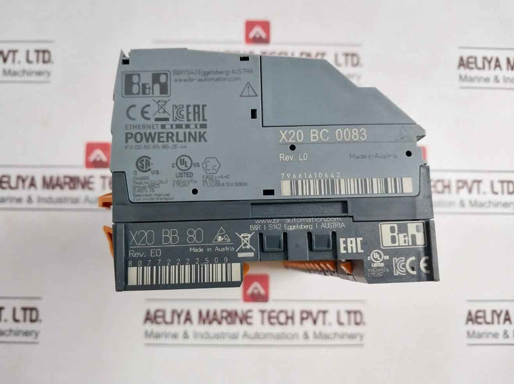 B&r X20 Bc 0083 Powerlink Bus Controller X20ps9400 X20at6402 X20dof322