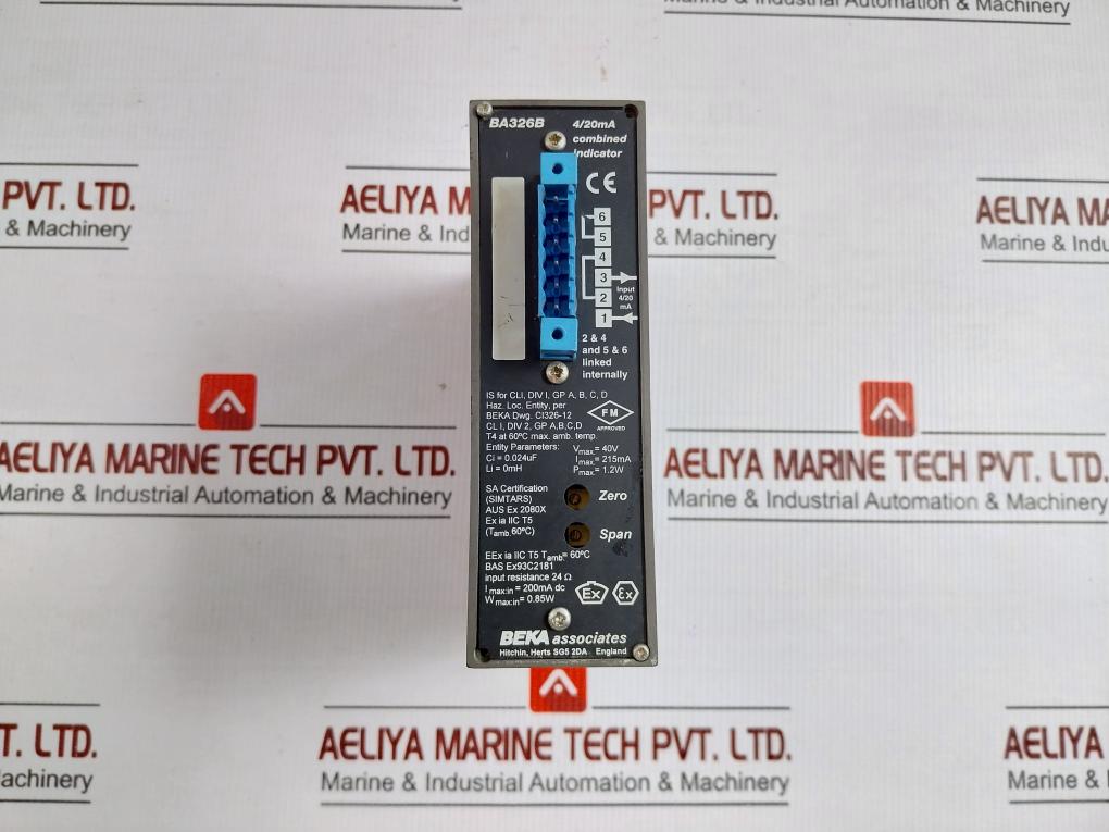 Ba326B Beka 0-250Psi Combined Pressure Indicator
