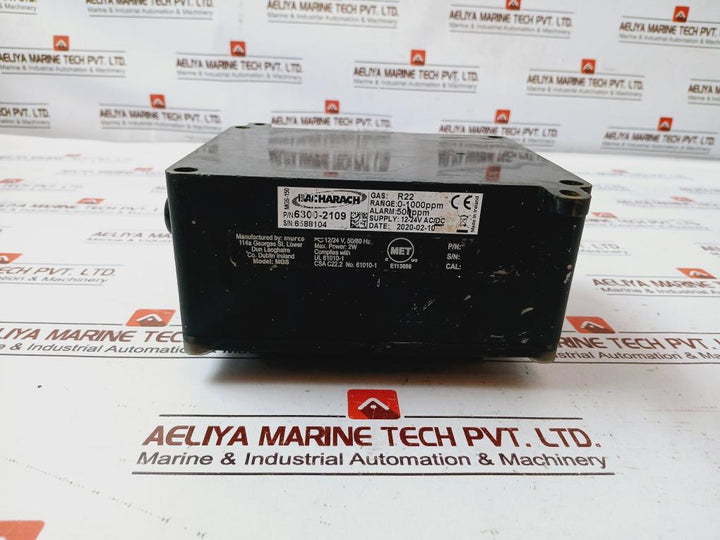 Bacharach Mgs-150 Gas Transmitter 6300-2109 R22 0-1000 Ppm 12-24V Ac/Dc
