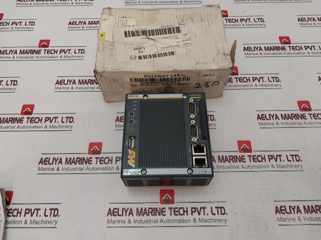 Bachmann Mpc240 Processor Module Mpc240-128/0Mb Cf, 00012711-40