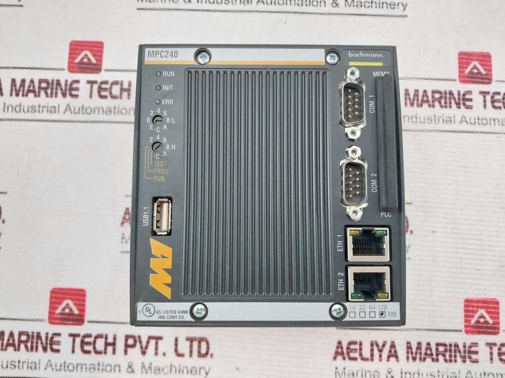 Bachmann Mpc240 Processor Module Mpc240-128/0Mb Cf, 00012711-40
