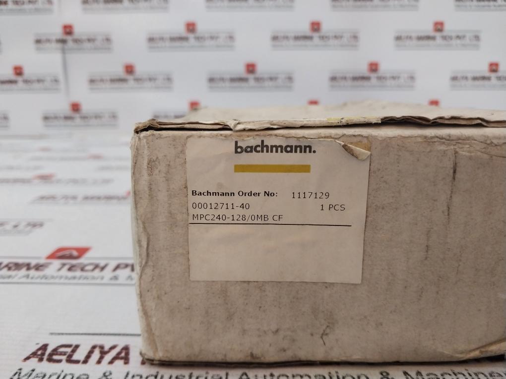 Bachmann Mpc240 Processor Module Mpc240-128/0Mb Cf, 00012711-40