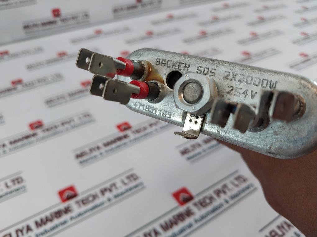 Backer 2X2000W Stainless Steel Heater 254V