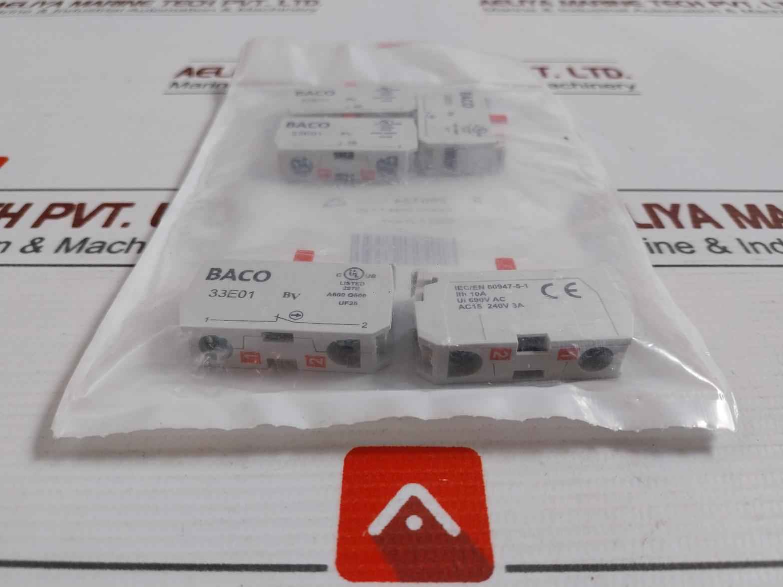 Baco 33E01 Contact Block 1 X Nc