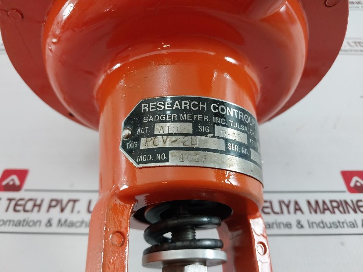 Badger Blra Research Control Valve W/ Meter 9-15 316Ss 5000 Psi