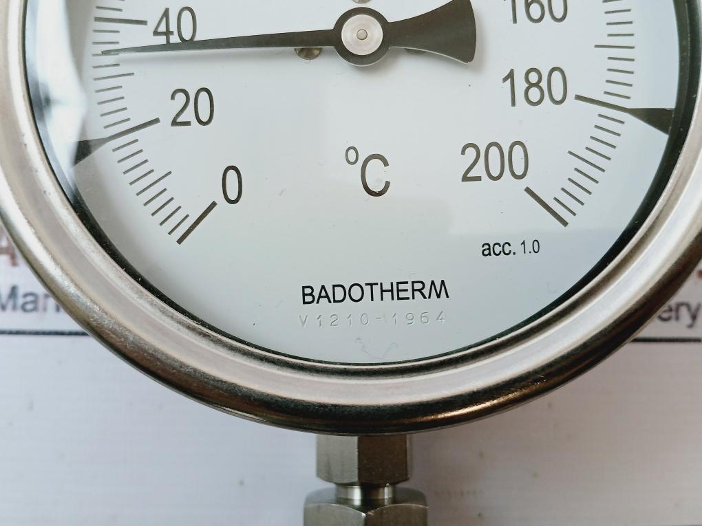 Badotherm 0-200°C Temperature Gauge V1210-1964