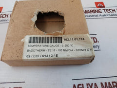 Badotherm 0-200?c Temperature Gauge