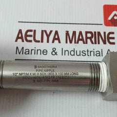 Badotherm Astm A 312 Tp 316/316L Pipe Nipple Needle Valve 6000 Psi 3/4" Cl 600 R
