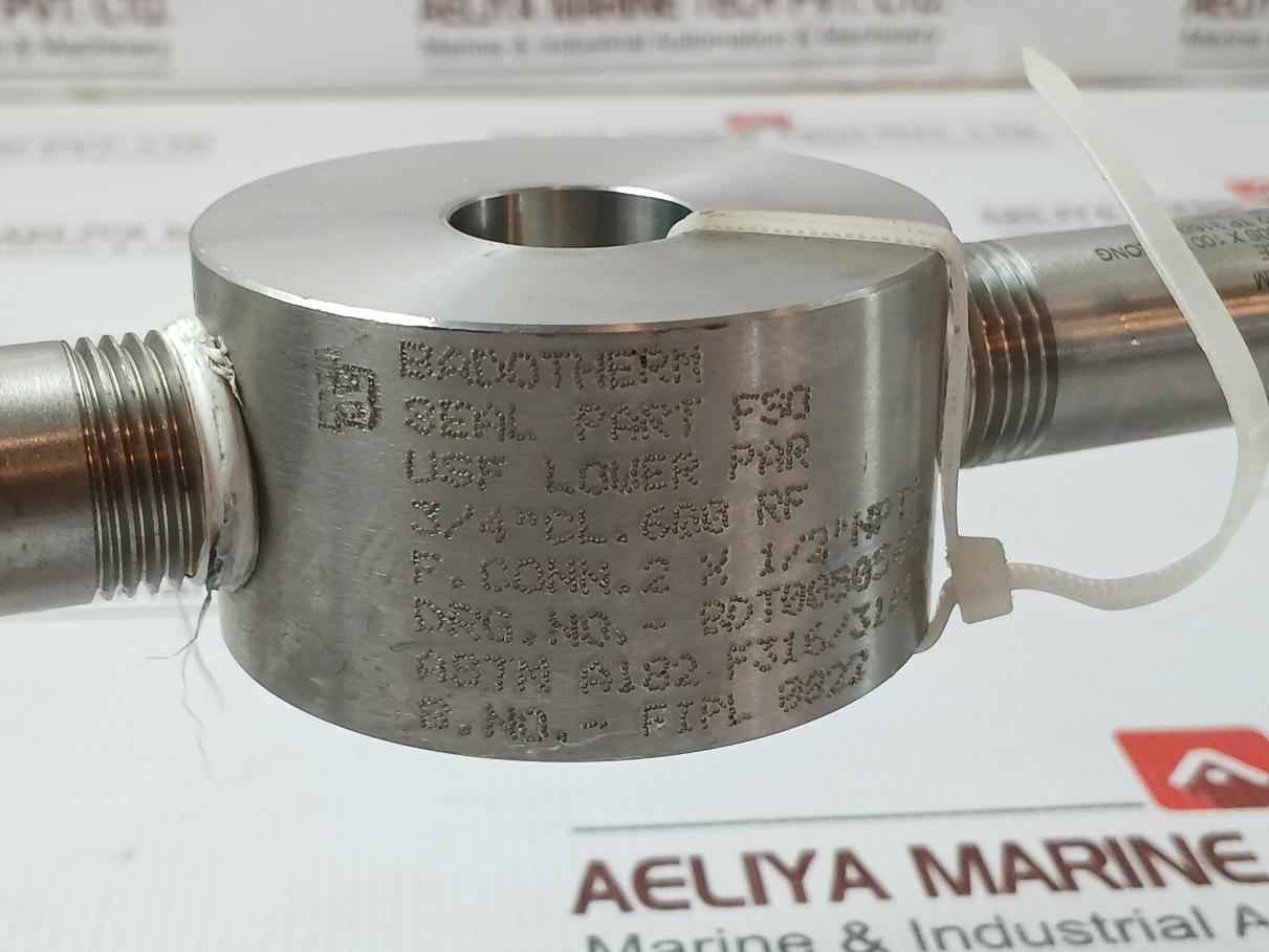 Badotherm Astm A 312 Tp 316/316L Pipe Nipple Needle Valve 6000 Psi 3/4" Cl 600 R